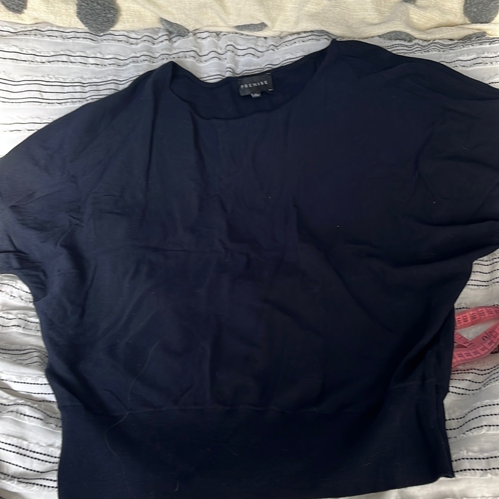 Navy blue lightweight sweater